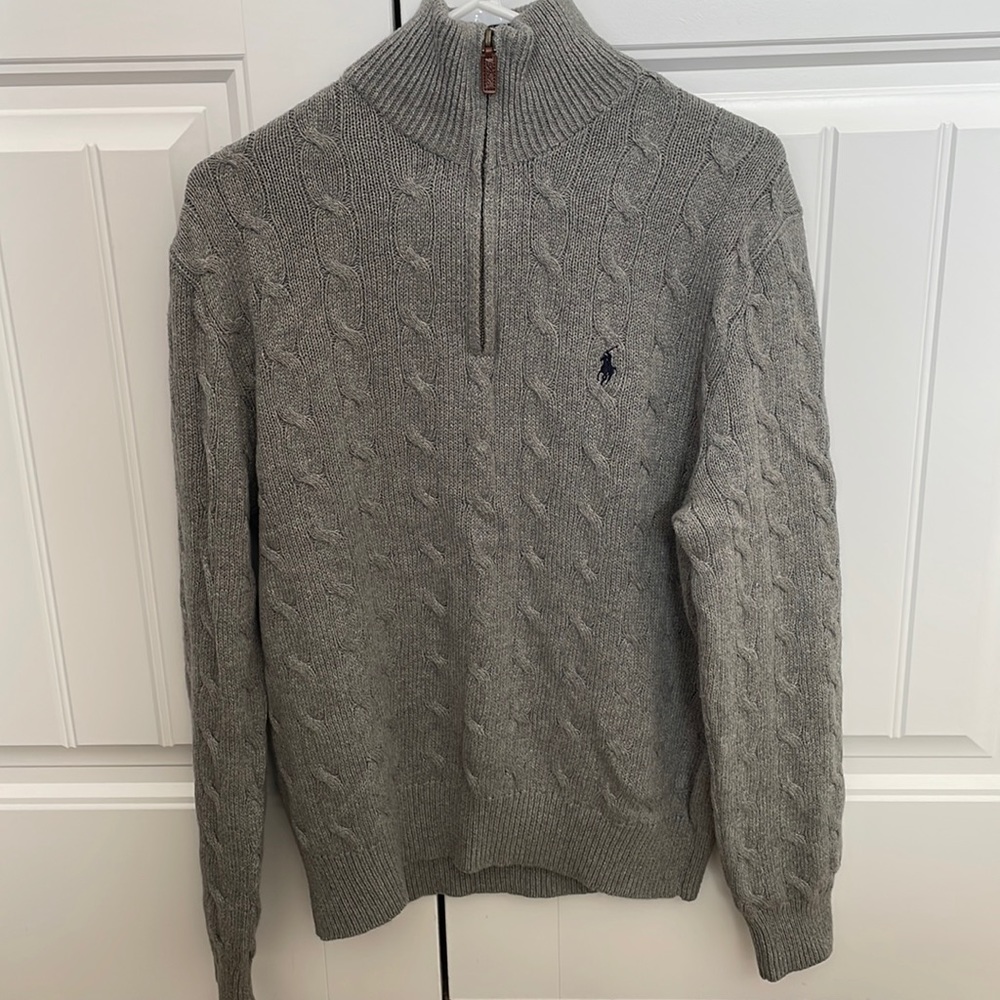 Never worn polo quarter zip.